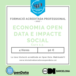 Curs d’Economia Open Data i Impacte Social